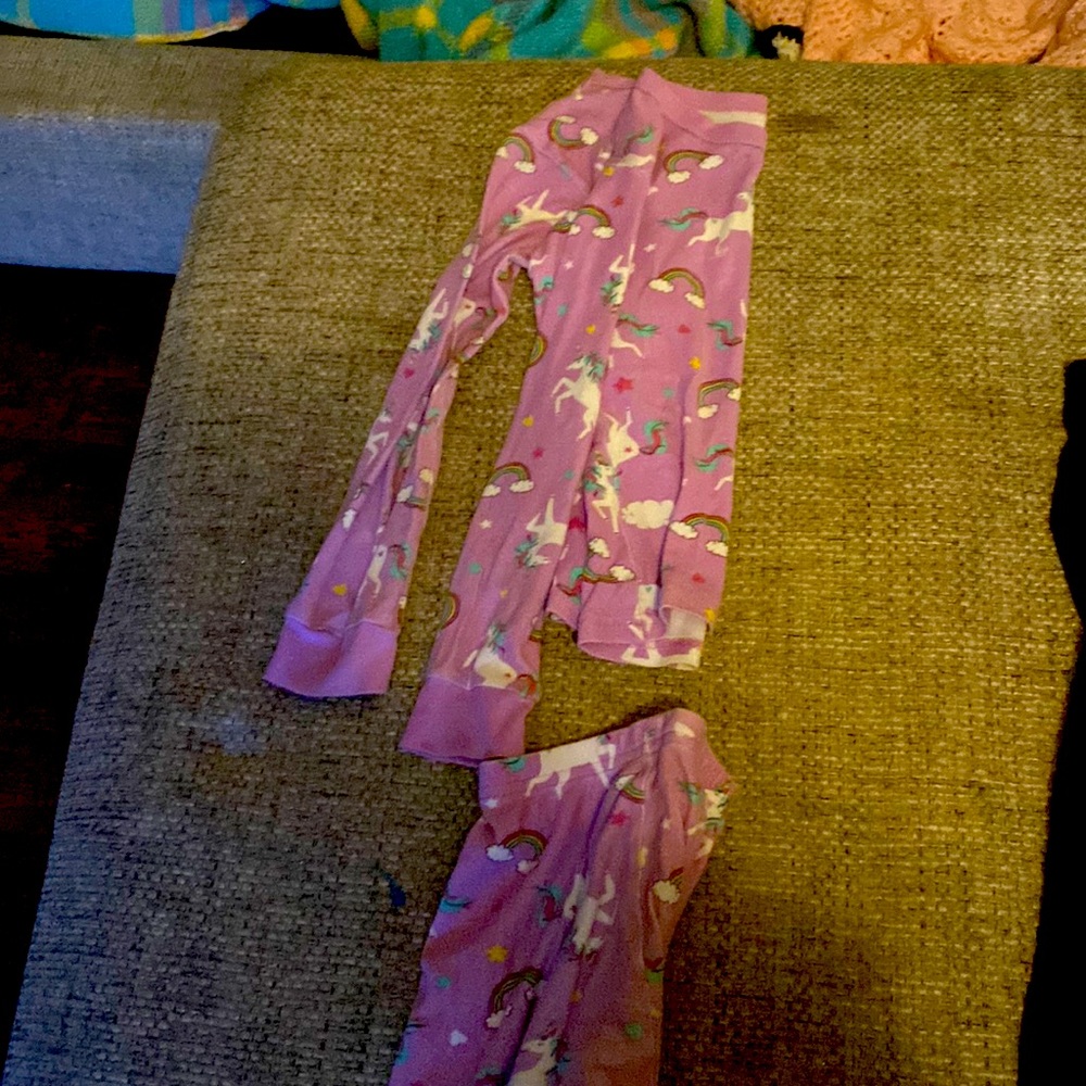 Unicorn purple pajamas